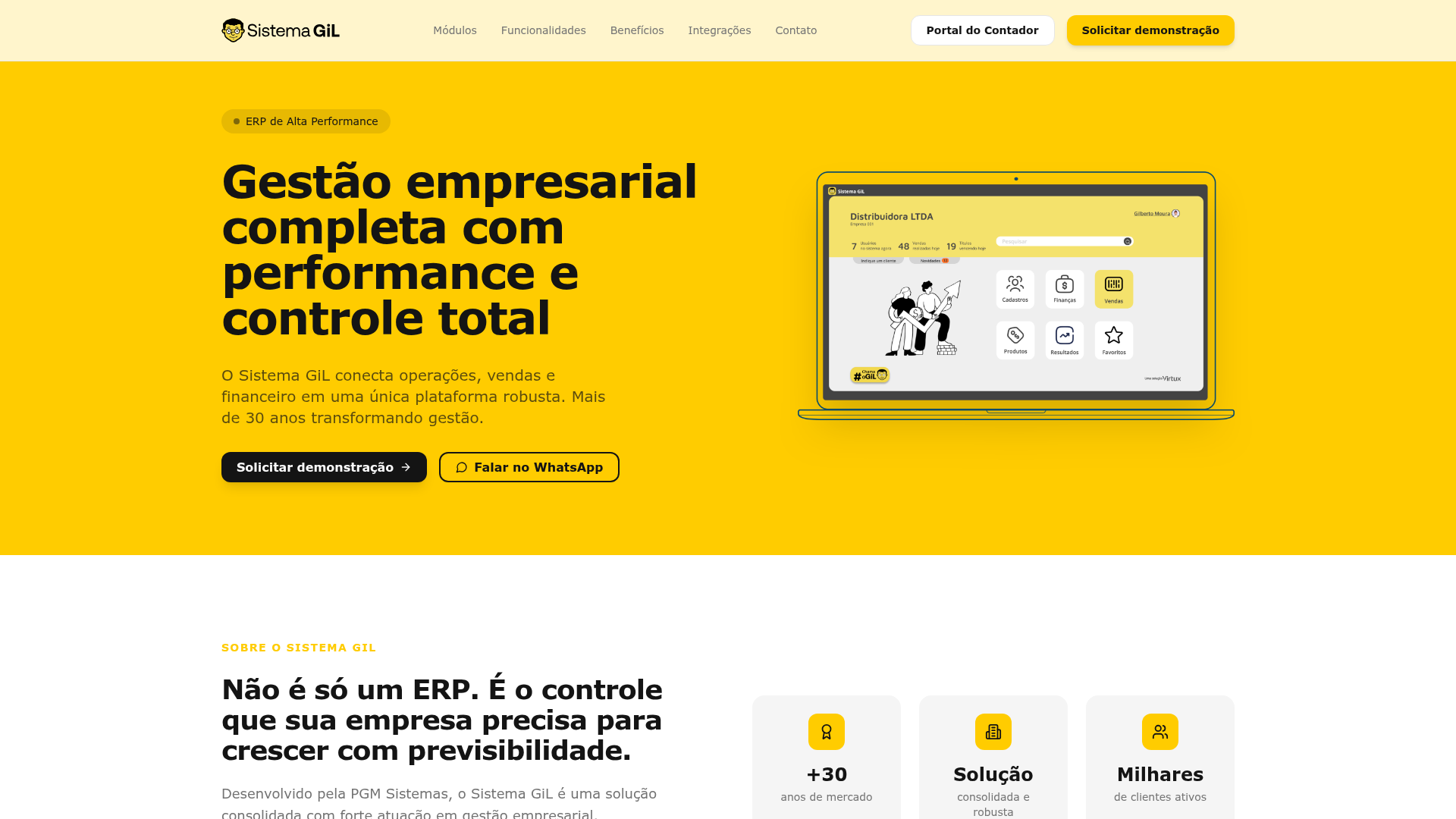 Site da Sistema GiL